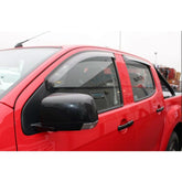 Isuzu D-max 2012 On - Double Cab Egr Quad Wind Deflectors - External Fit
